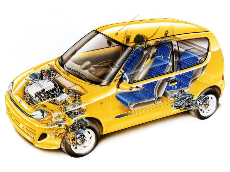  Fiat Seicento Sporting 1998 года  (фото 5 из 5)